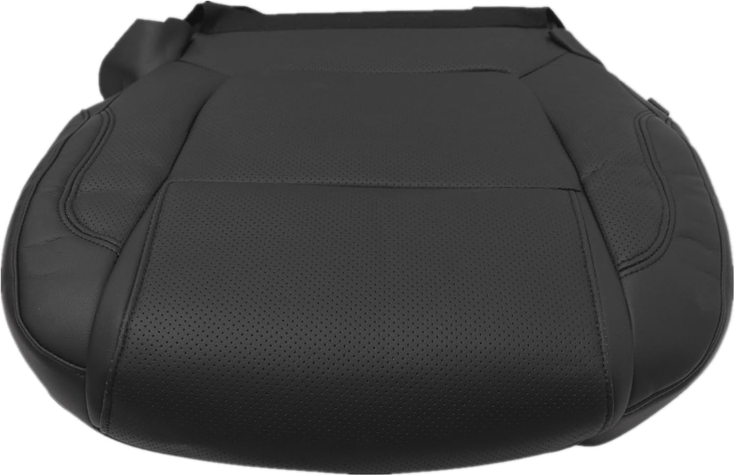 NLQR Front Driver Side Bottom Black CW Replacement Perforated Leather seat Covers Compatible with Ford Explorer 2011 2012 2013 2014 2015