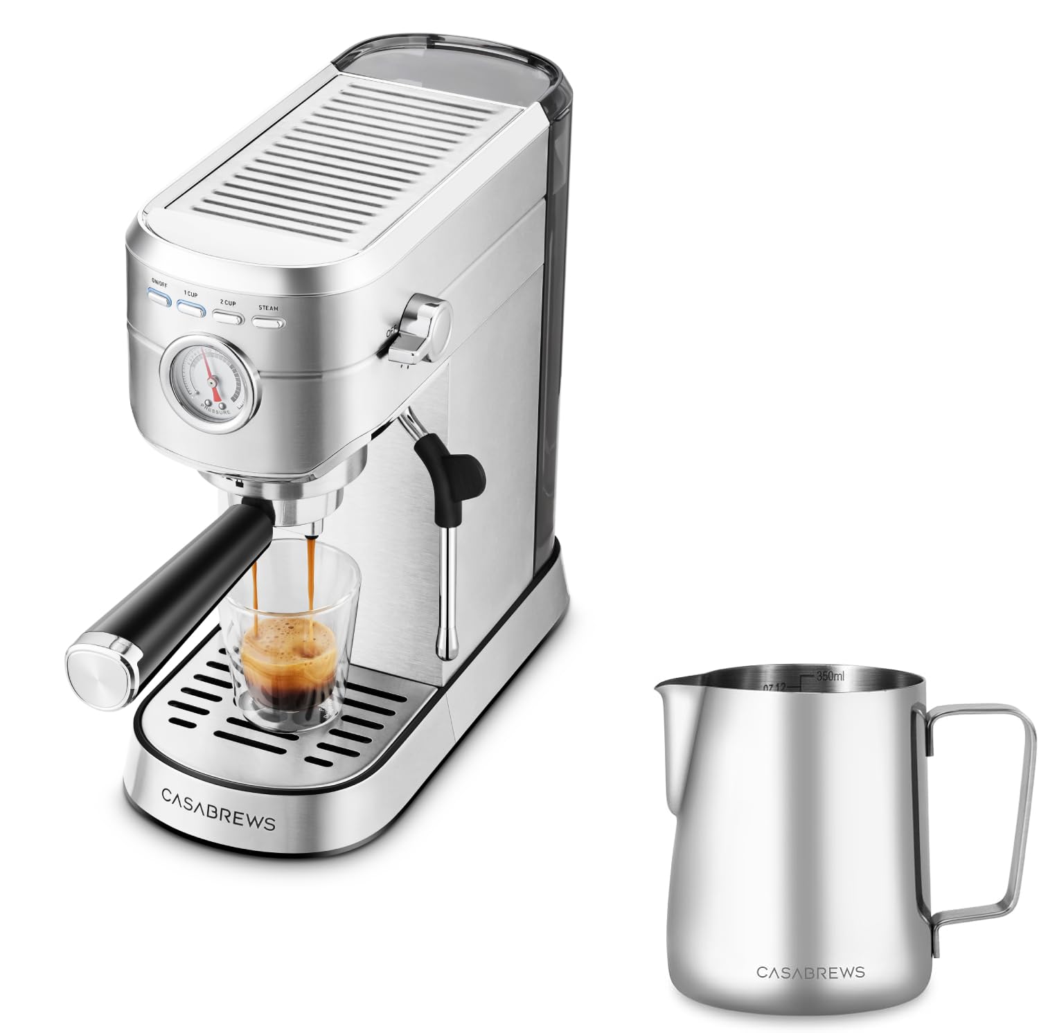 Amazon.com: CASABREWS Espresso Machine with Steam Milk Frother