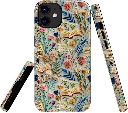 Miniatura 27 de Funda Compatible con iPhone 15 Pro Max, Prevención de Caídas Híbrida Brillante de 2 Capas Carcasa Rígida para Niñas y Niños, Estampado de Vidrieras