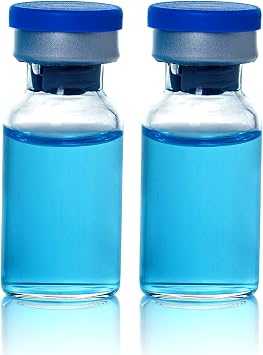 10ml Glass Bottle with lid. Transparent Vial B-10Pcs