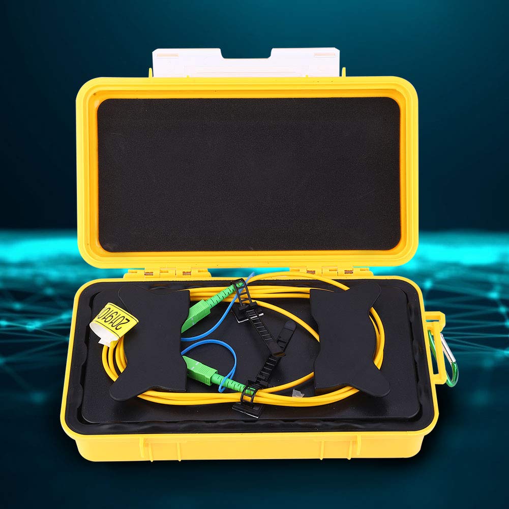 OTDR Launch Cable Box SM SC/APC-SC/APC 2km Dead Zone Eliminator Optical Fiber Ring with 2000M OTDR Extension Cord