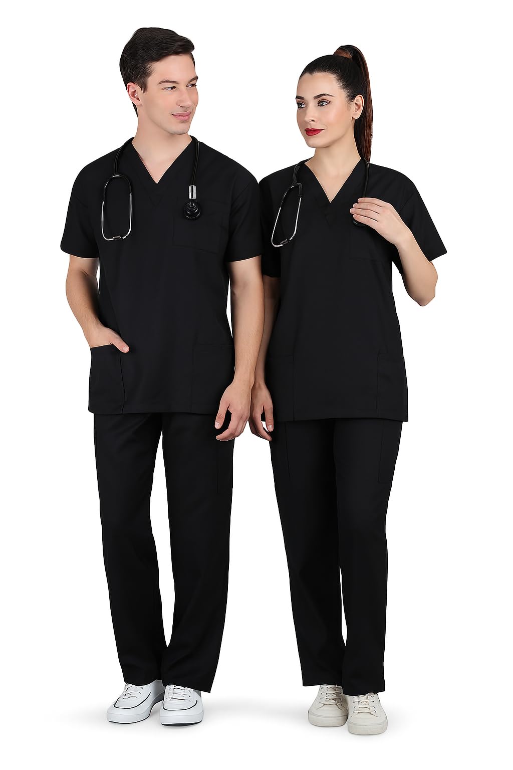 Silver Nano particle infused technology Medical Uniform for Men and Women Unisex Hospital Scrub Set