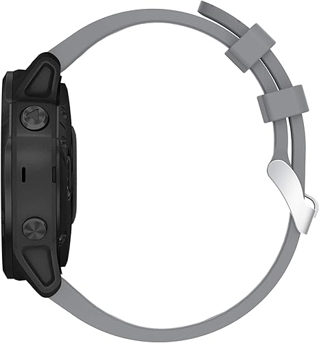 Vista 26 de Correas de reloj Garmin Fenix 6S Pro, Fenix 6S Sapphire Quick Fit 20 correas de repuesto de silicona para reloj Garmin Fenix 5S Plus para mujeres