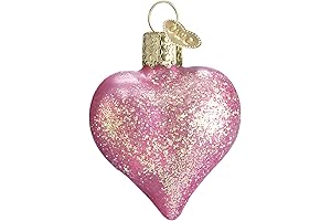 Gilded Heart with Rose Nylund Collectible Christmas Ornament