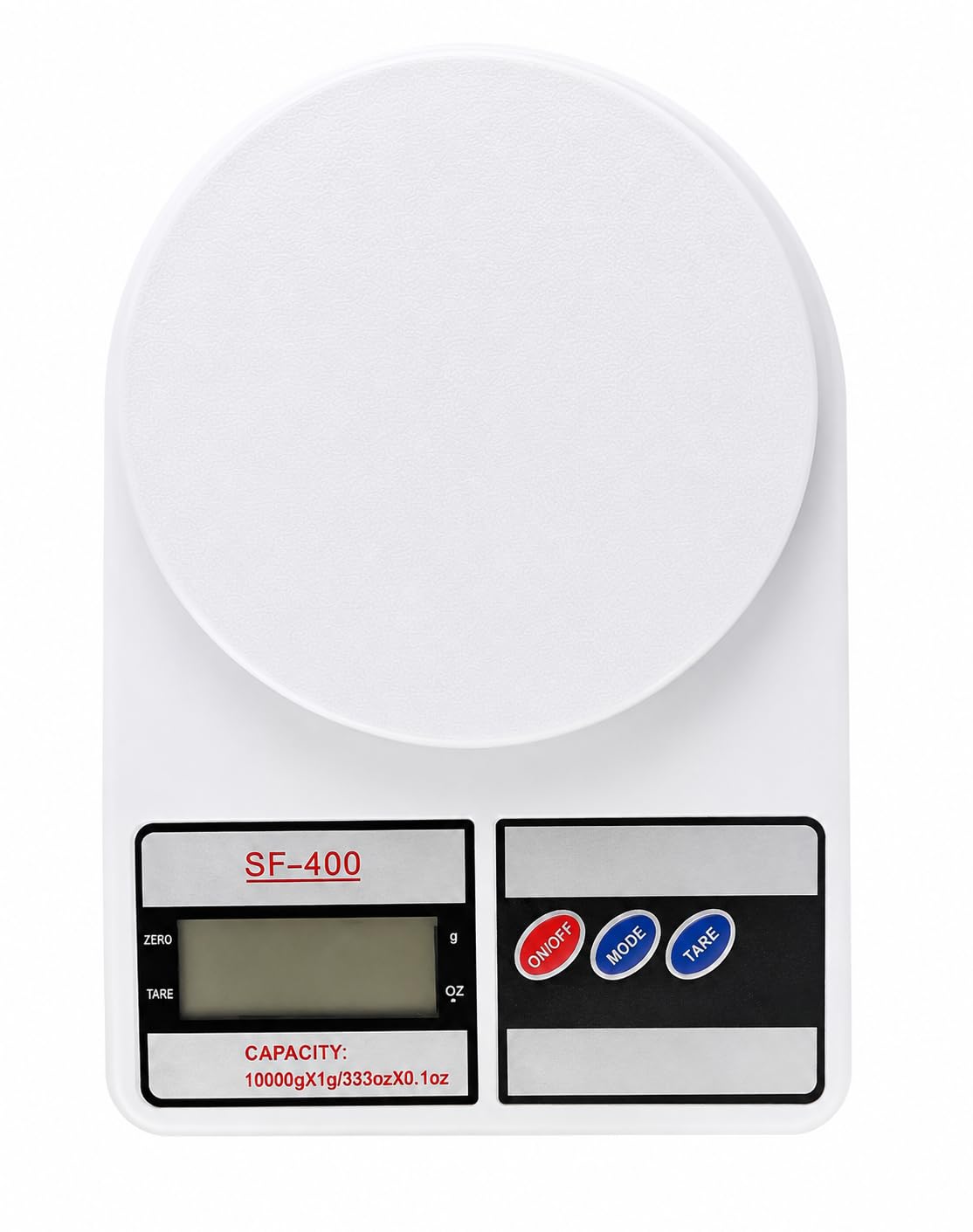 SF-400 Digital Kitchen Weighing Scale 10kg x 1g High Precision Food Weight Machine with LCD Display, Tare Function, Multi Unit (g/oz), Electronic Weight Scale for Kitchen, Baking & Home Use-image-46