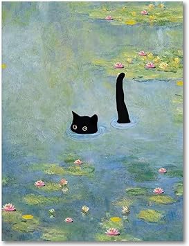 Black Cat Diamond Art Kits for Adults,DIY 5D Diamond Painting Kits for Adults,Full Drill Diamond Dots Gem Art Craft Kit Home Wall Decor 12X16 inch