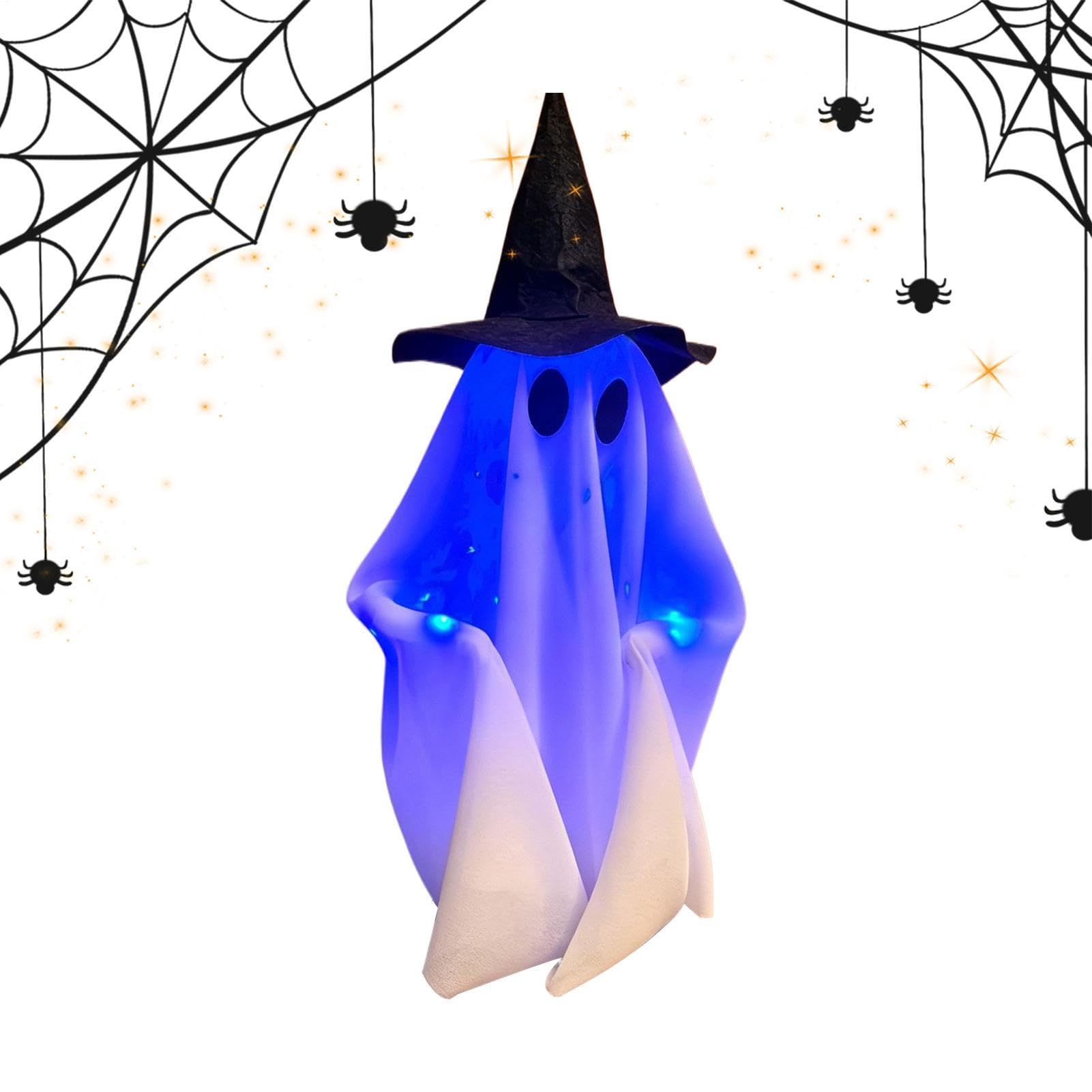 Fantôme de Halloween extérieur amusant avec chapeau pour émerveiller les enfants