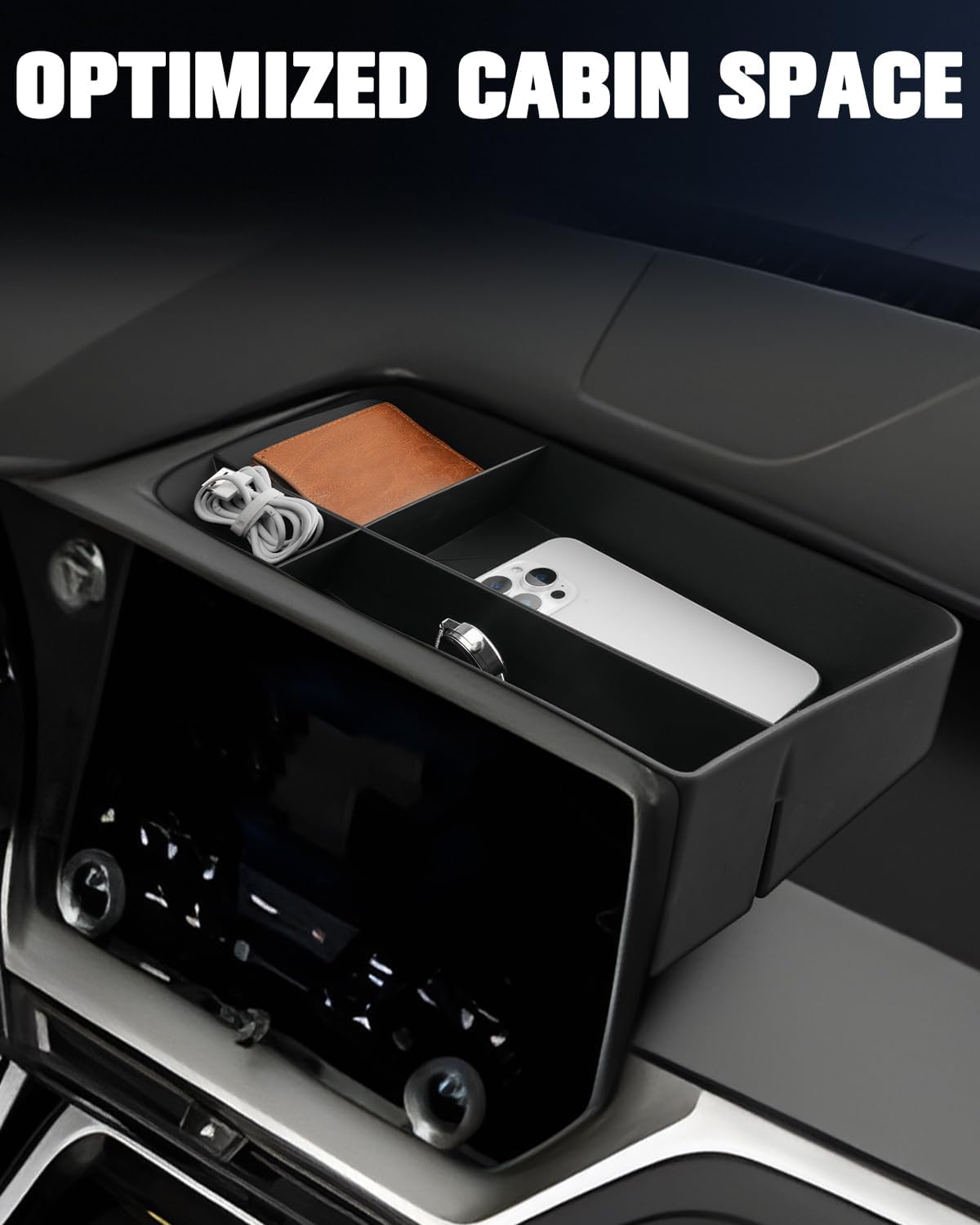 Compatible with Lexus TX Dash Tray Lexus TX 350 Behind Screen Storage Dash Storage Tray TX350 Dashboard Tray Dashboard Organizer for 2024 2025 2026 Lexus TX 350 Accessories 350/500h/550h+ (14" Screen)