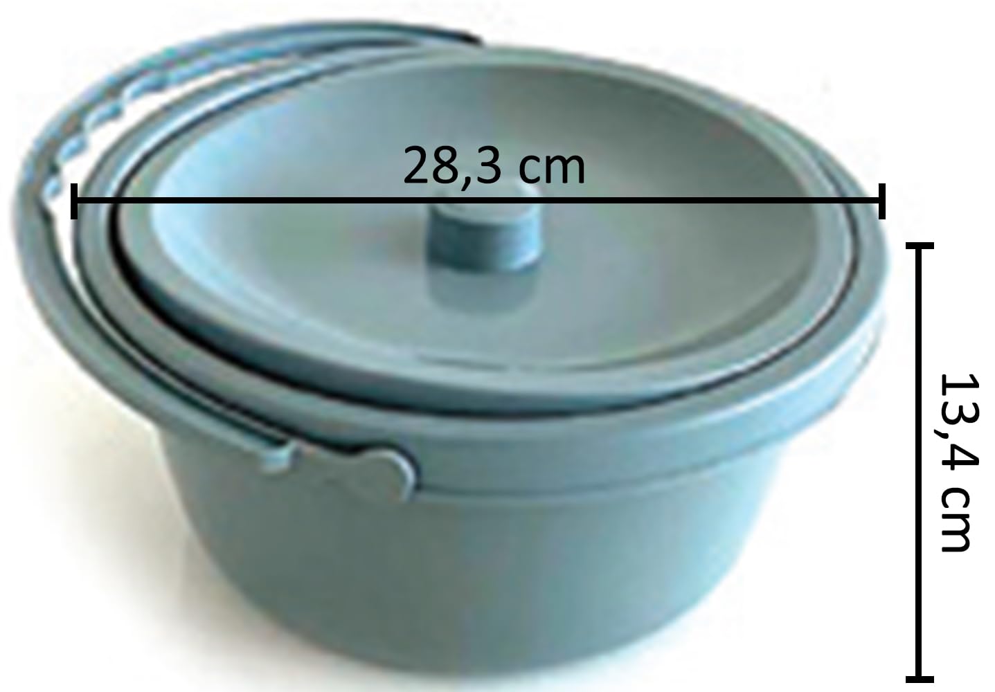Secchio Completo Compatibile con Sedie Comode per WC e per Doccia mod. RS847 e RH840