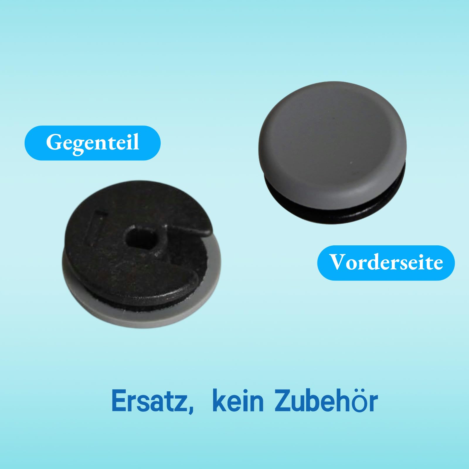 ENDARK Analogowa nakładka zastępcza 3D Joystick Cover do Nintendo New 3DS / 3DS / 3DSLL / 3DSXL Controller (szary)