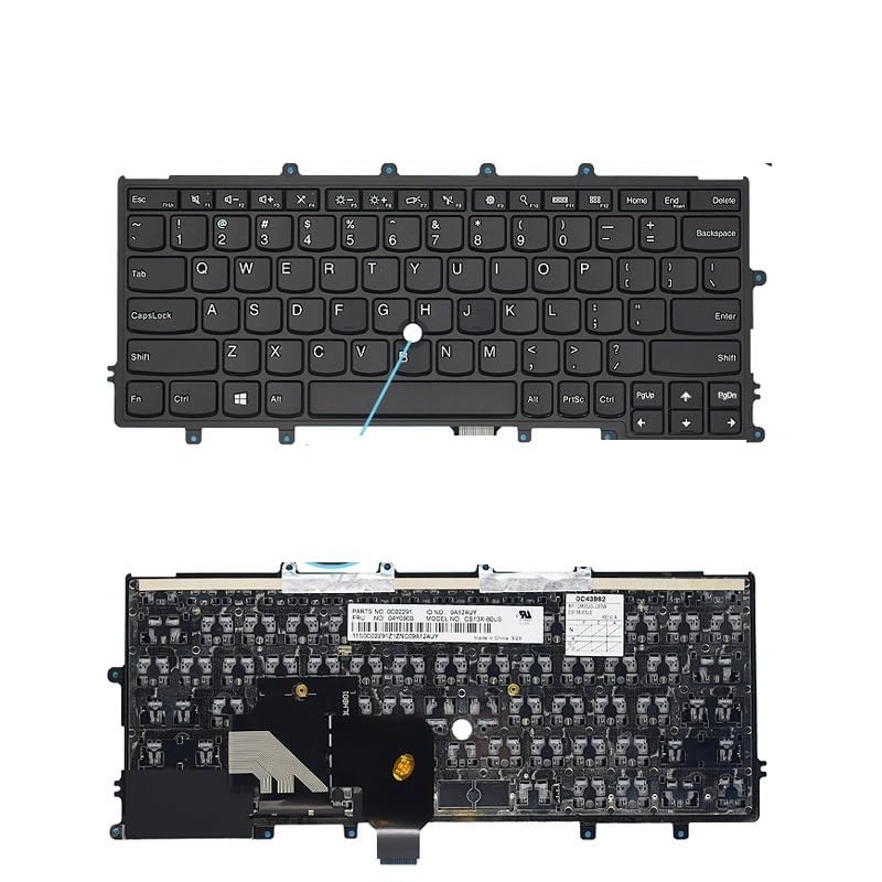 Clavier de rechange premium rétroéclairé pour ordinateur Lenovo Thinkpad X240 X250