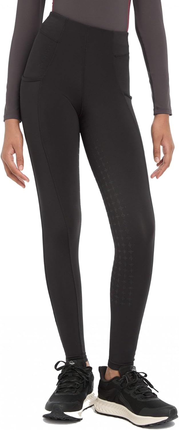 LeMieux Young Rider Orla Pull Ons - Cool, Sweat-Wicking Breeches - Silicone Grip Seat - Phone Pocket