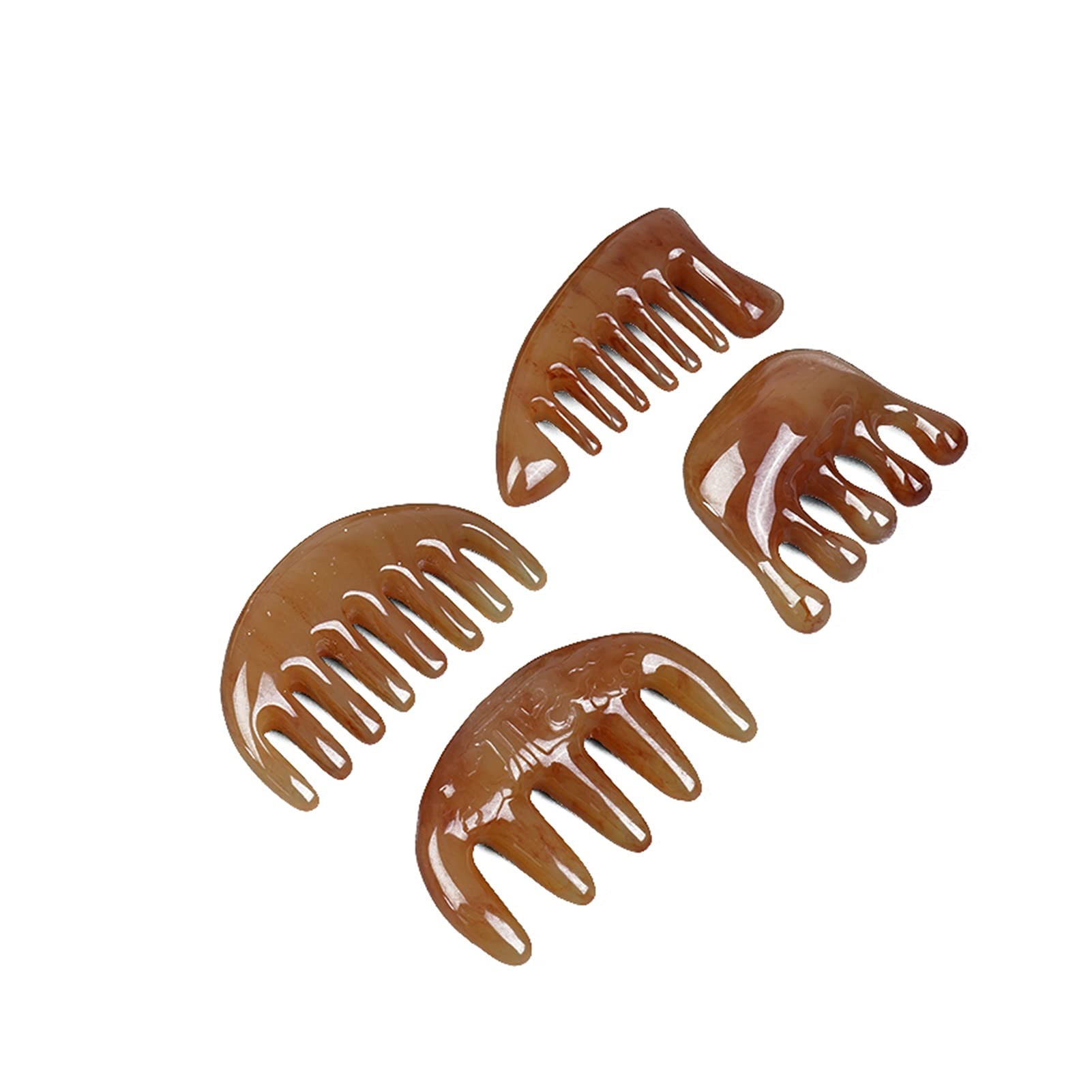1pcs Herramienta de Cabello de Peine de Bolsillo de Bolsillo de Buey de Buey de 1pcs (Color : D)