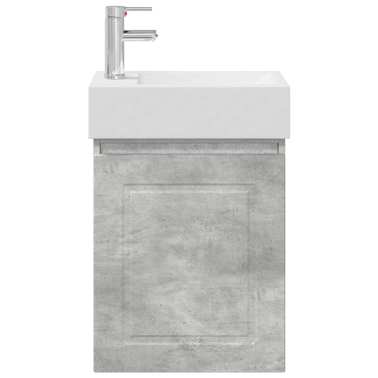 Mobile Bagno Sospeso con Lavabo Ceramica e Miscelatore 45,5 cm