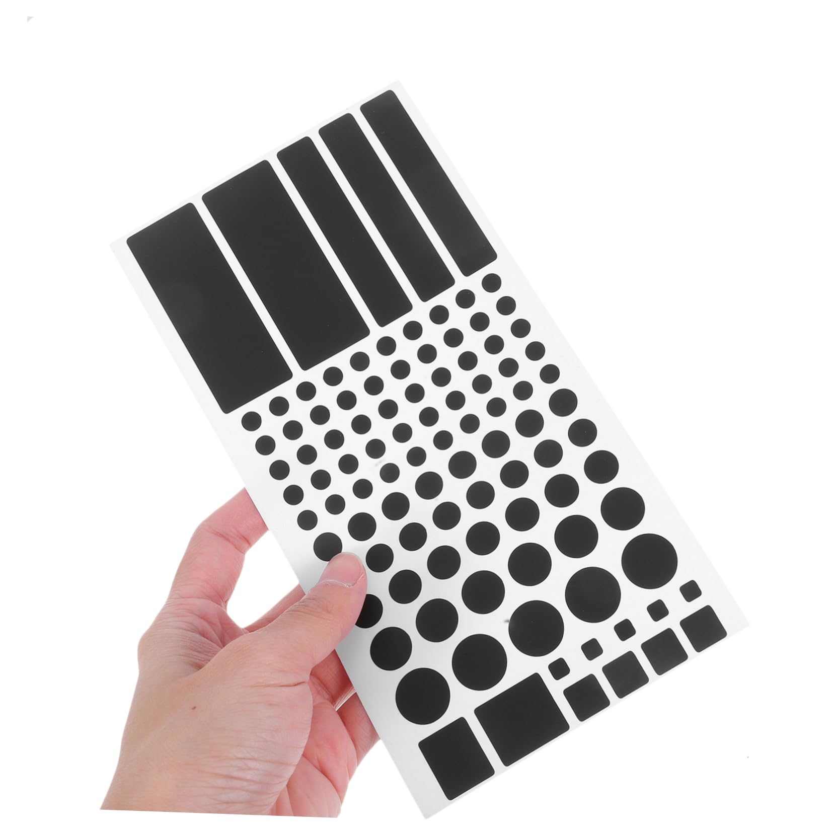 Artibetter Adesivi Dimmerabili Neri 4 Pezzi in Materiale Rivestito per Dispositivi Elettrici e Elettrodomestici, Riducono la Luminosità dal 50% All'80% un Sonno