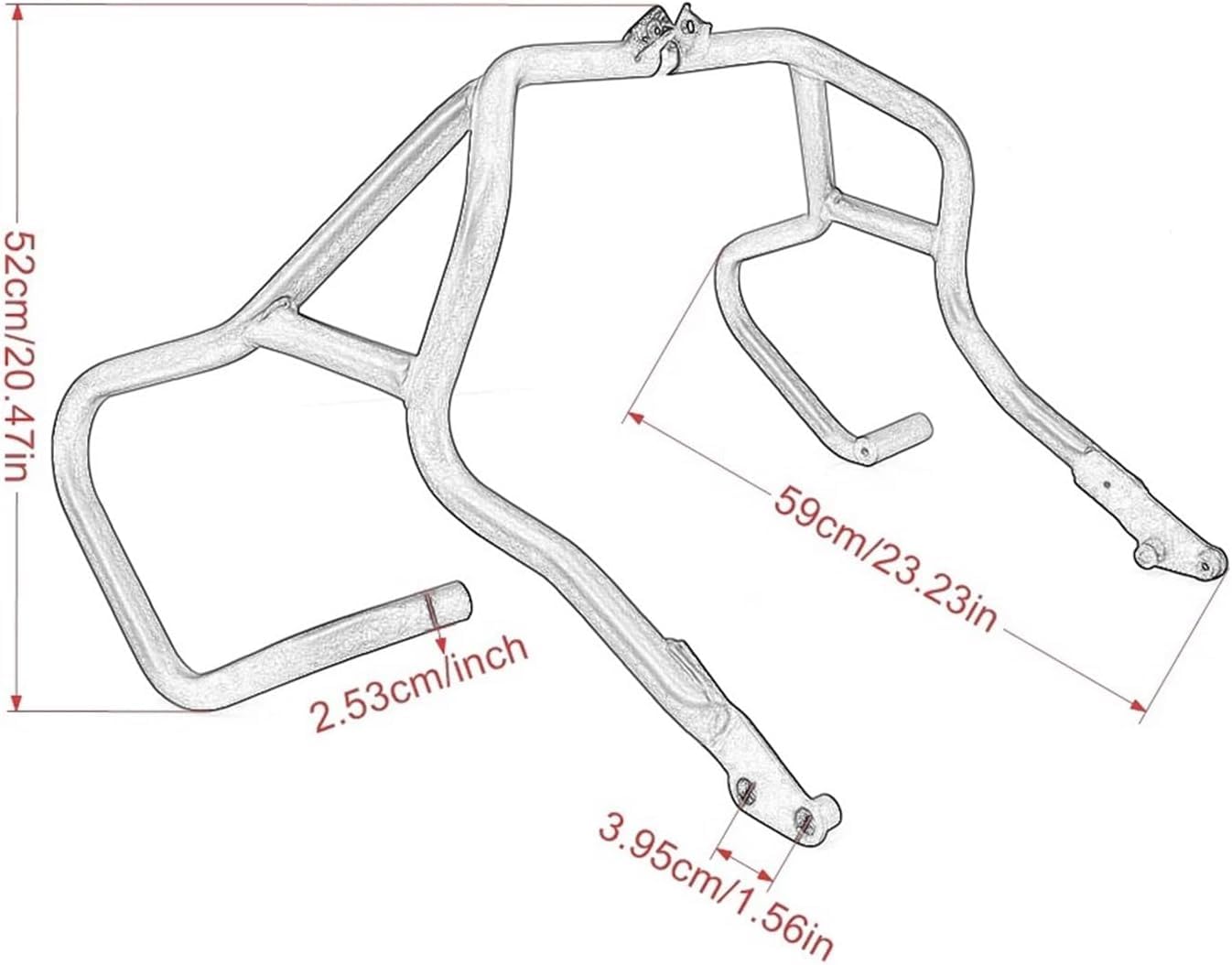 Barre protezione moto Barre paramotore per moto per Suzuki DL650 per v-strom DL 650 V per storm per vstrom 2011-2024