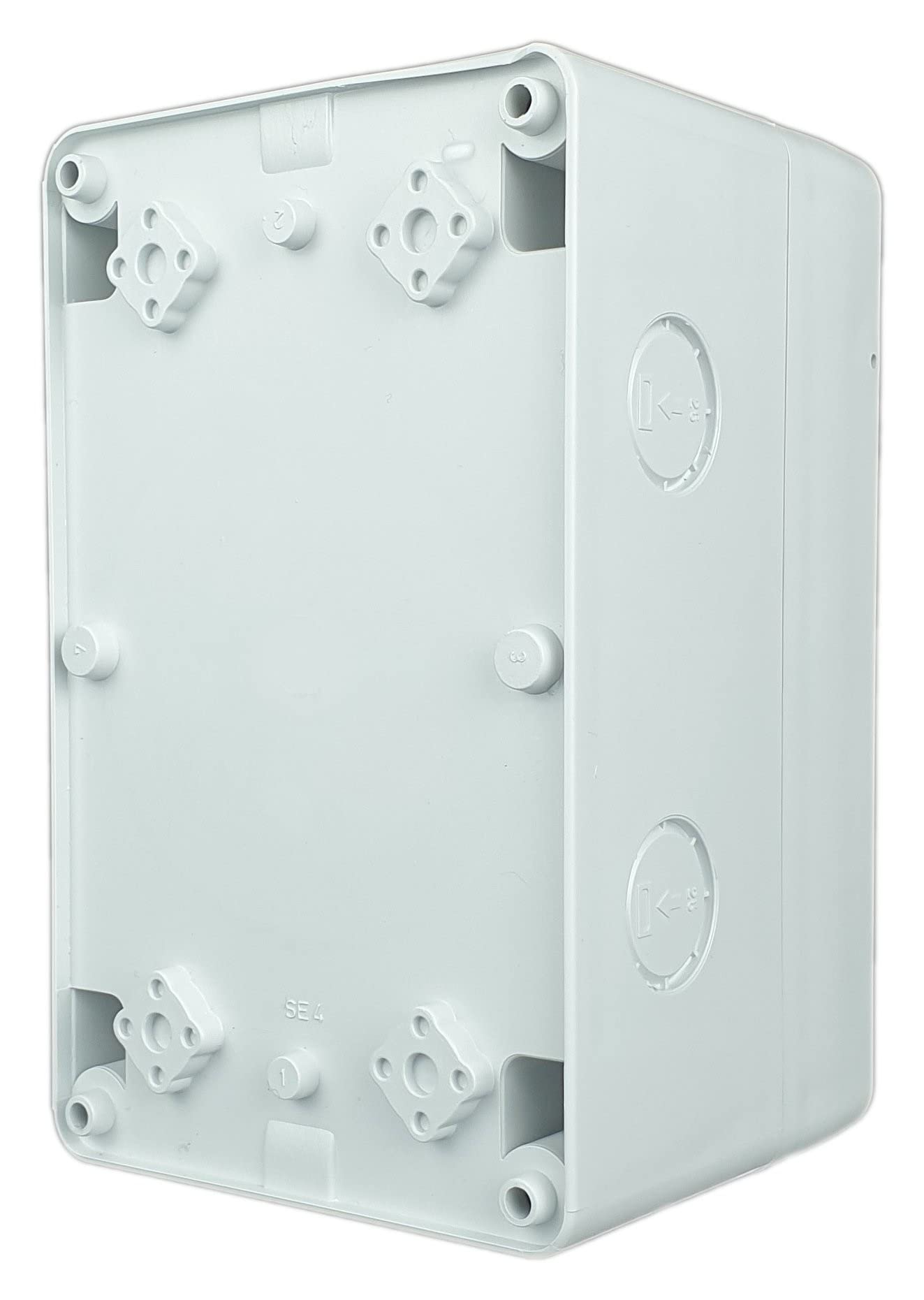 RoadEu | Quadro Elettrico IP65 con Differenziale FI e Magnetotermico C16 | Centralino da Parete Pronto all'Uso con Presa Schuko 230V Integrata | Per Ambienti Umidi, Cantieri e Officine