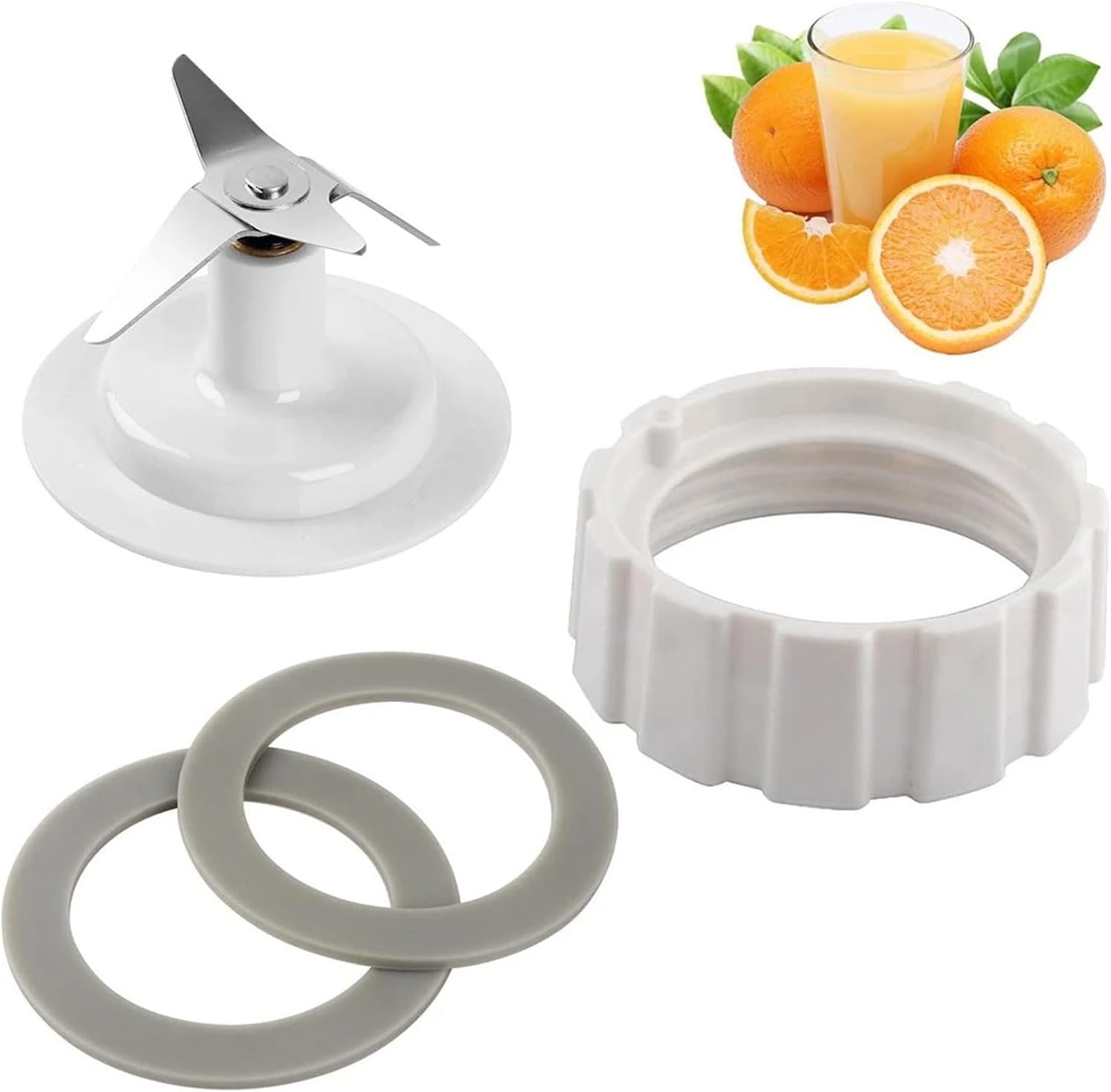 Blade Replacement Parts With Jar Base Cap And O-Ring Seal Gasket Accessories Kit,Compatible With Hamilton Beach Blender Parts