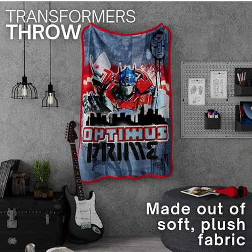 Franco Collectibles Transformers Rise Of The Beasts Movie Bedding Super Soft Micro Raschel Throw, 46 In X 60 In, (Official Licensed Product) #TOP1