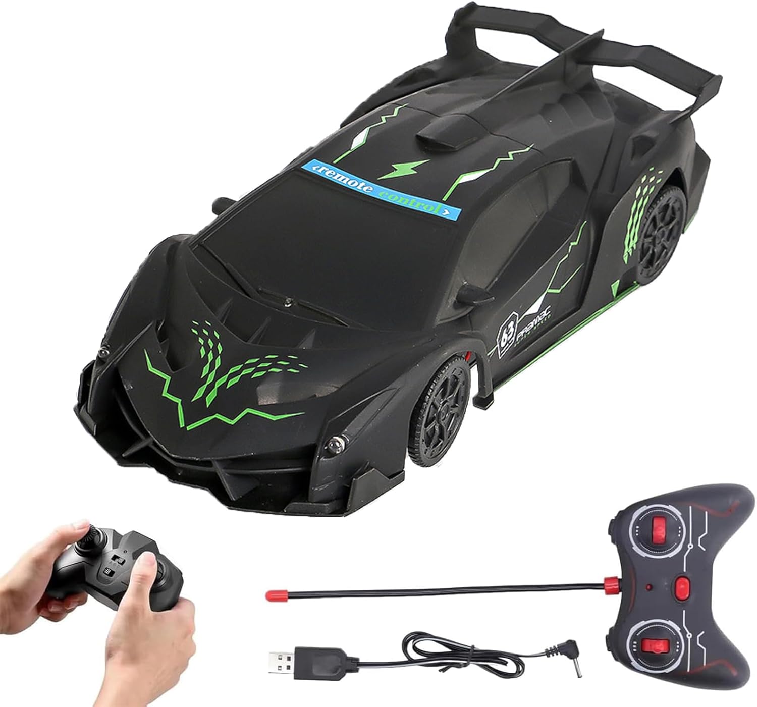 LONGSAO Remote Control Wall Climbing Car, Wall Climbing