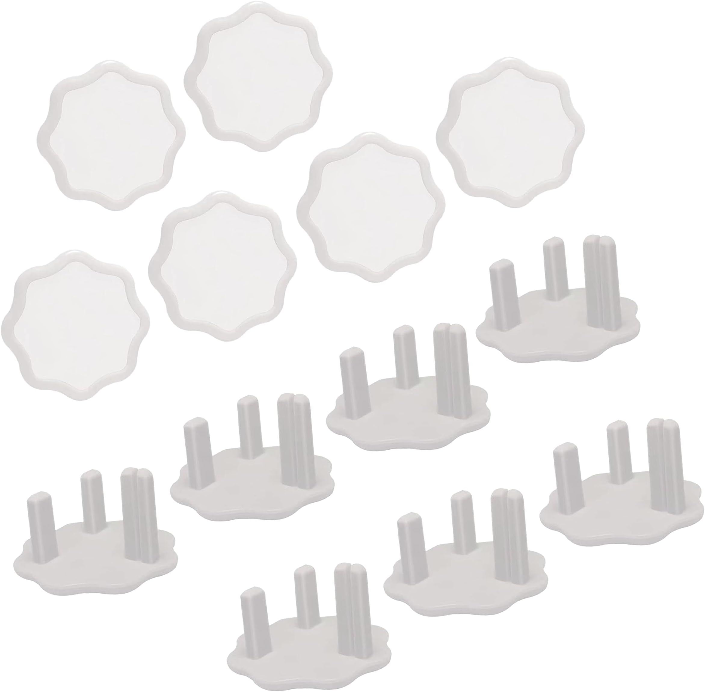 Pack of 20 | Plug Socket Covers UK for Baby Proofing Child Proof Plug Socket Protectors, for Home and School Type G, Baby Safety Locks Plug Covers for Indoor and Outdoor Use - (White)