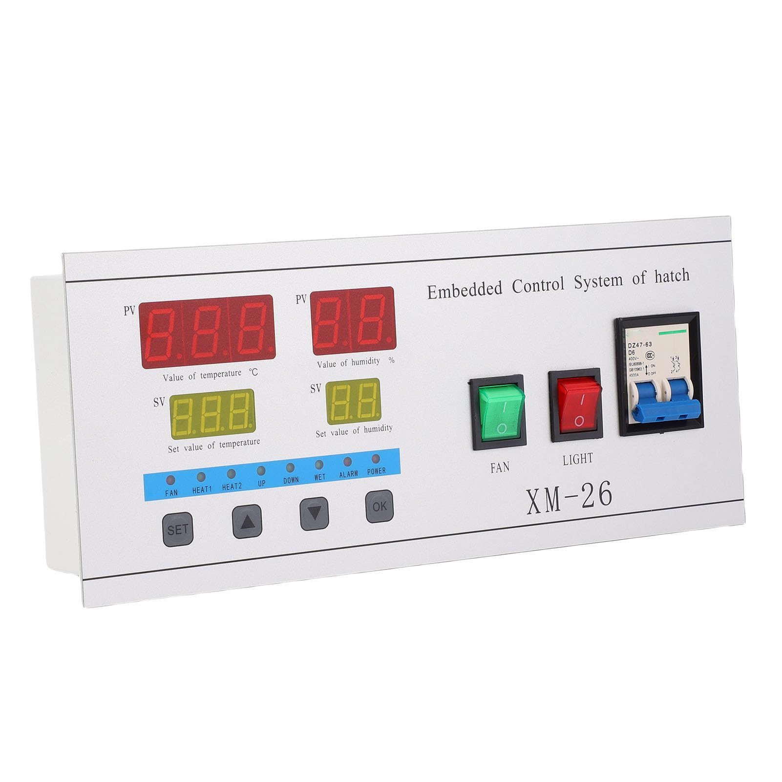 FTVOGUE Controlador de Humedad para Incubadora de Huevos de Alta Estabilidad con 6 Modos para Grullas y Codornices