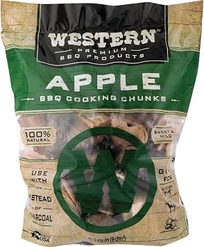 Western Premium BBQ Products Apple BBQ Cooking Chunks, 549 cu in Pack of 1