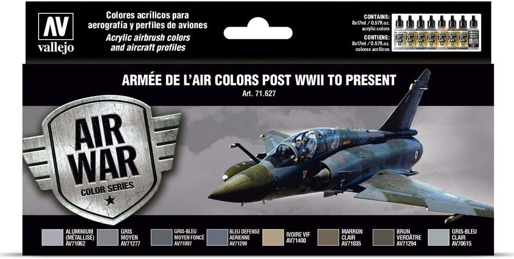 Vallejo Model Air Set 71627 Armée de l’Air colors post WWII to present (8)