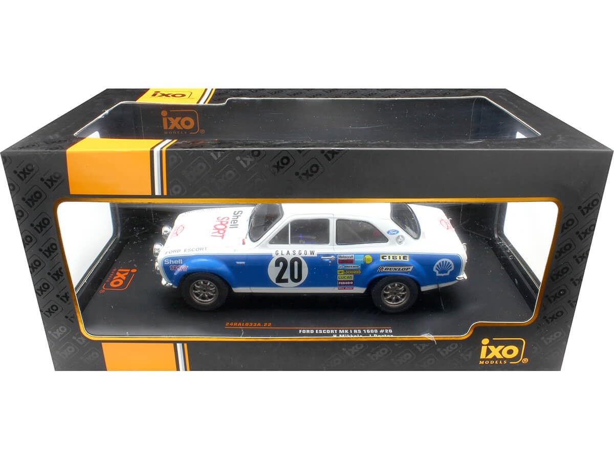1973 Ford Escort RS 1600 MK I Nº20 Mikkola/Porter Rally Monte Carlo 1:24 IXO Models 24RAL033A.22