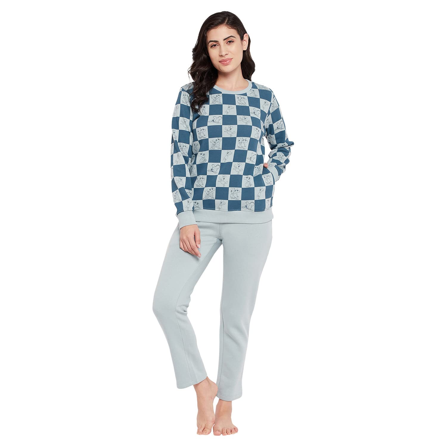 Madame M SECRET Women Teal Night Suit