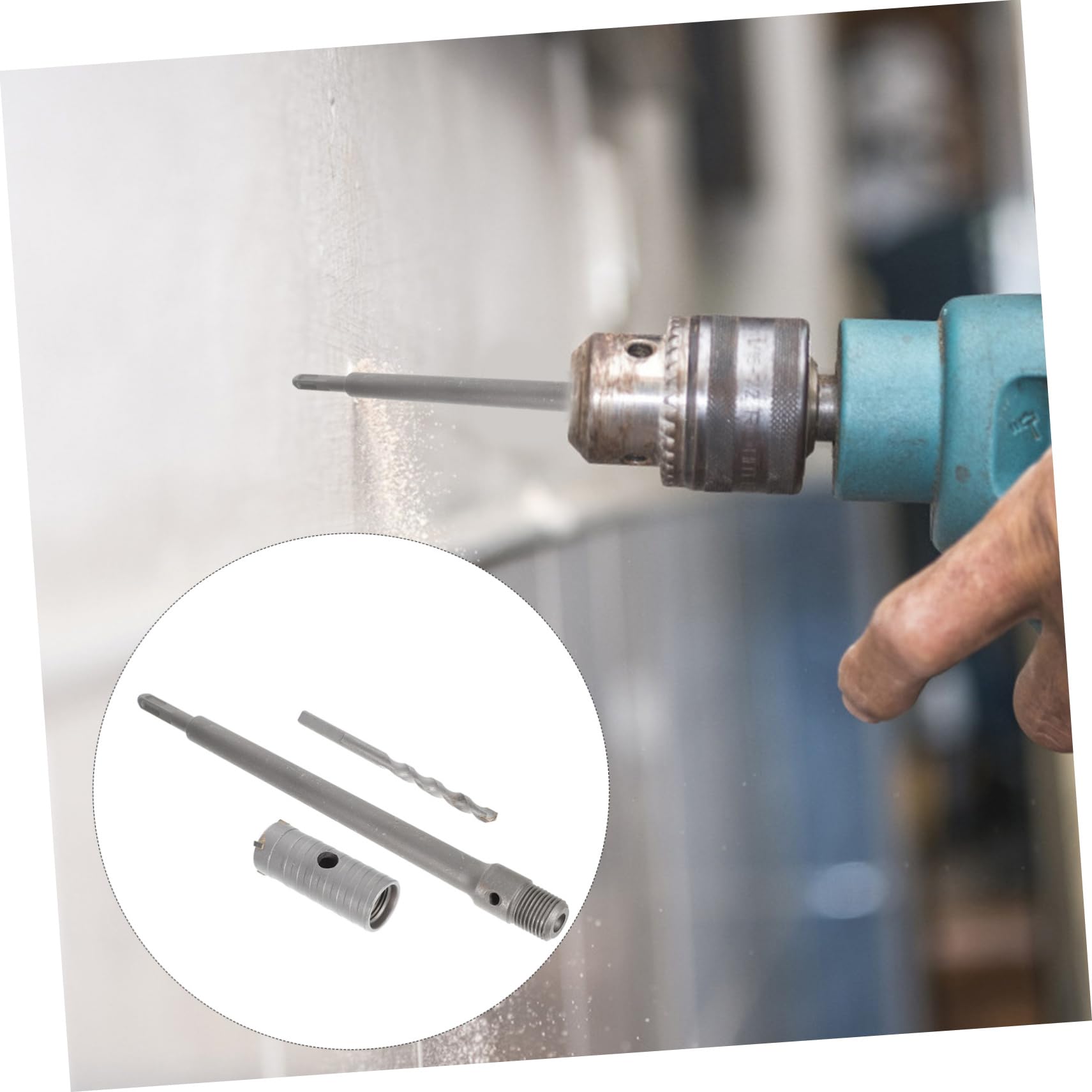 BESTonZON 1juego Brocas Para Hormigón y Paredes De Piedra De De Corte Para Instalación De Aire Acondicionado y Tuberías Brocas Para Taladro Eléctrico