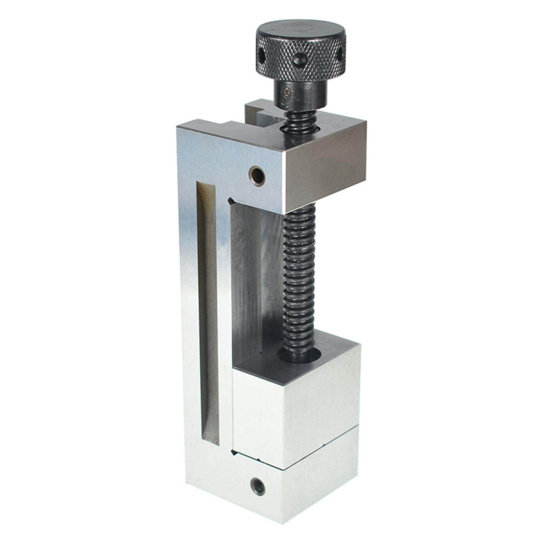 Tornillo de banco de precisión de 2-1/2 x 3-3/8 pulgadas para sujetar piezas cuadradas y redondas, vertical y horizontalmente