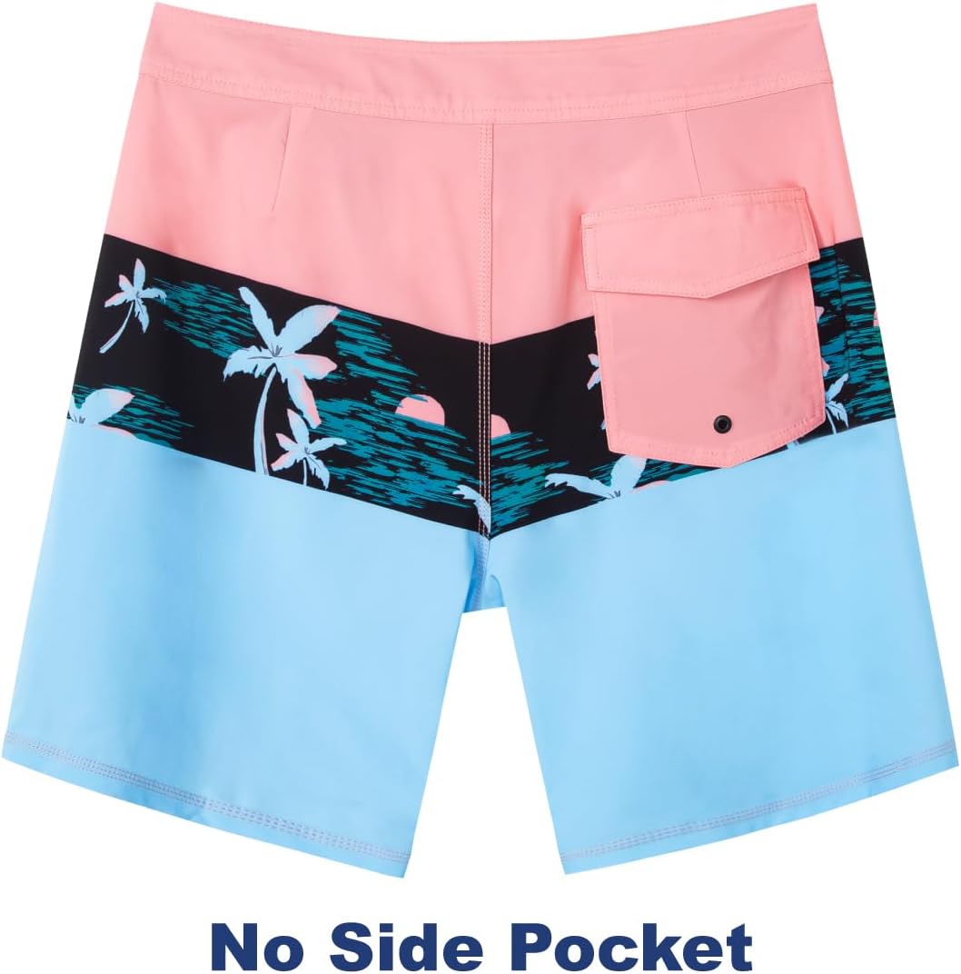 SURF CUZ Men's Board Short Beach Short 4-Way Stretch Swim Short - Image 3