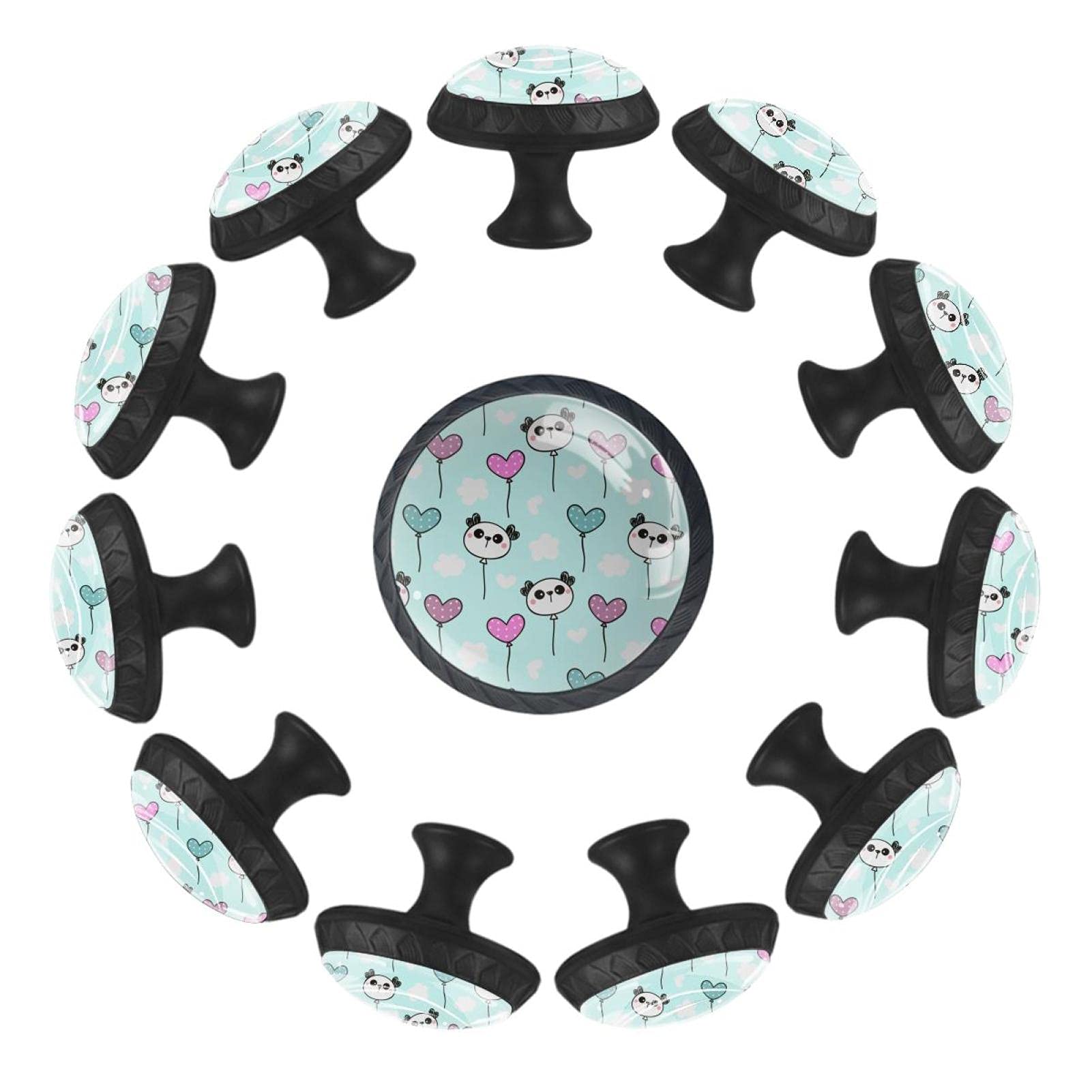 Boutons de tiroir panda 35mm lot de 12 pour réparer les poignées cassées
