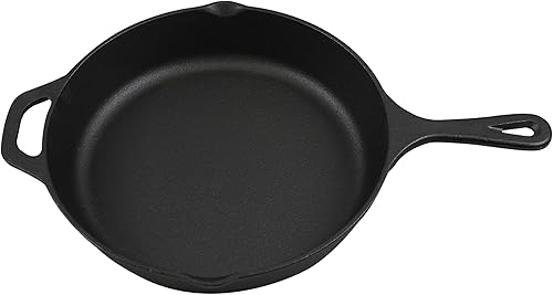 Miniatura 6 de Wok de hierro fundido, pre-sazonado de 14.5 pulgadas con espátula de madera y tapa
