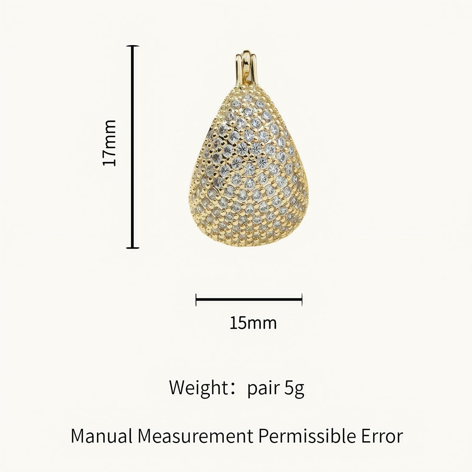 Huggie Hoop Earrings for Women 14K Gold Plated, 925 Sterling Silver Hypoallergenic Cubic Zirconia CZ Earrings, Small Sparkling Diamond Hoops for Bridal Wedding Anniversary Birthday Gift - Image 4