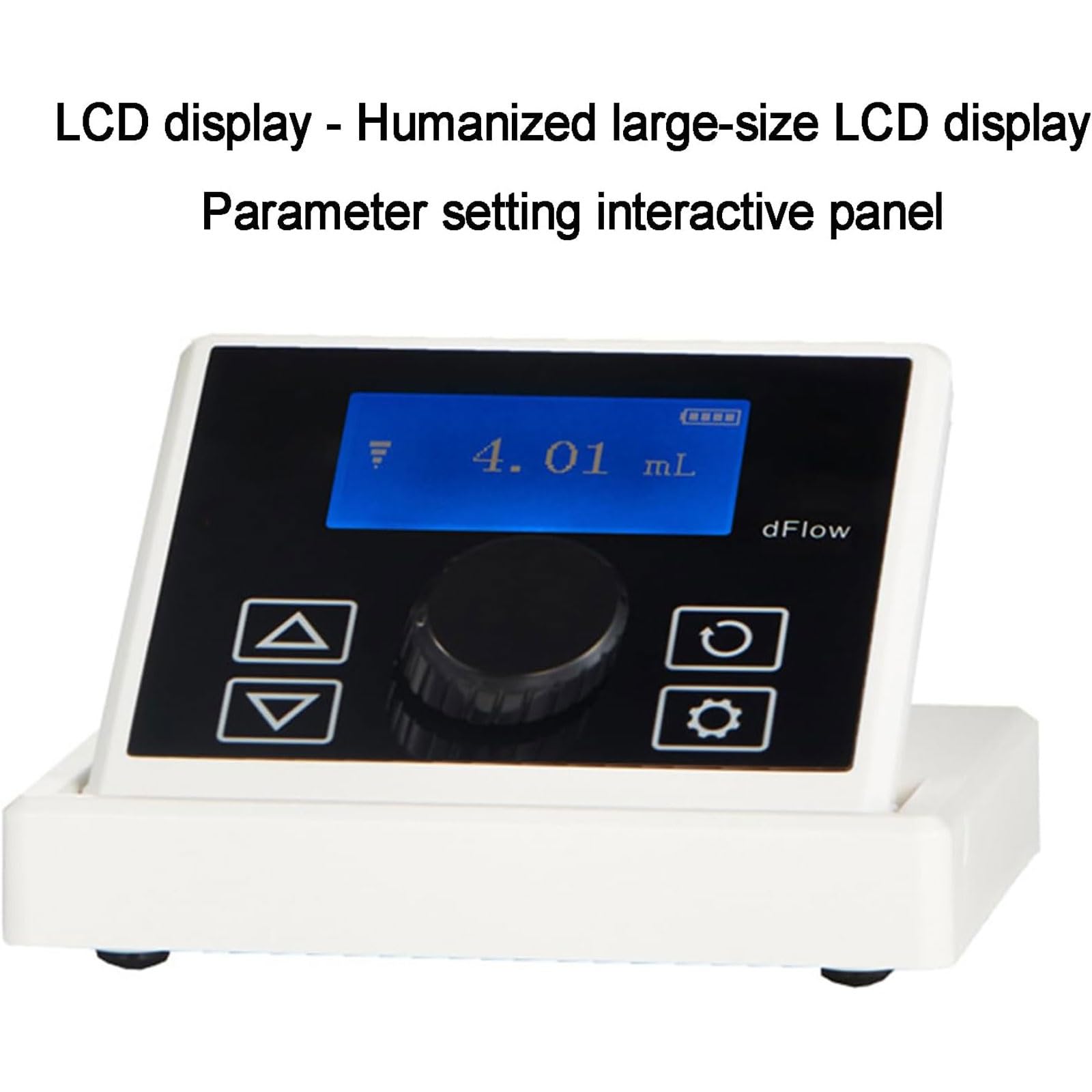 Dispensador digital de líquido superior de botella, dispensador electrónico de reactivos de laboratorio con pantalla LCD, rangos de volumen de 0.01 a 99.99 ml, tasa de 16 engranajes para una