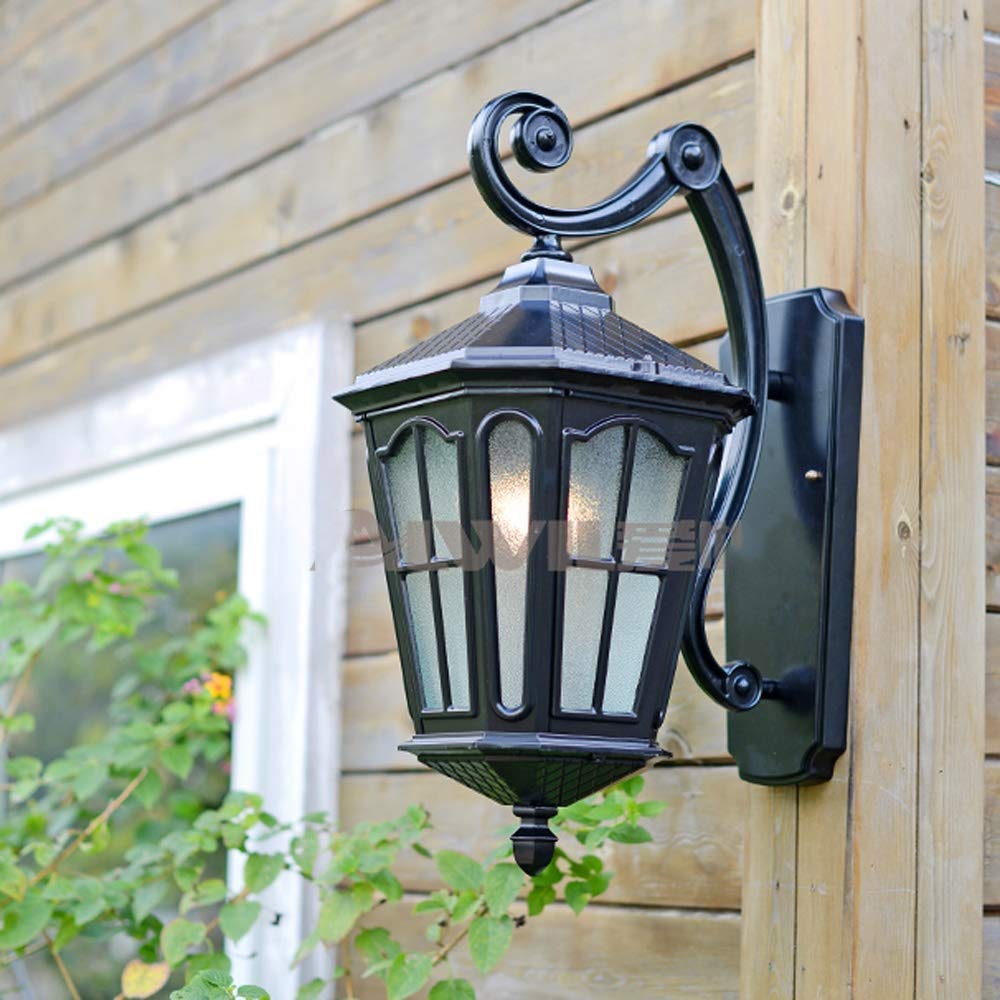 Amazon.co.jp: 壁掛け照明、屋外防水IP55ウォールランプ中庭ヨーロッパ