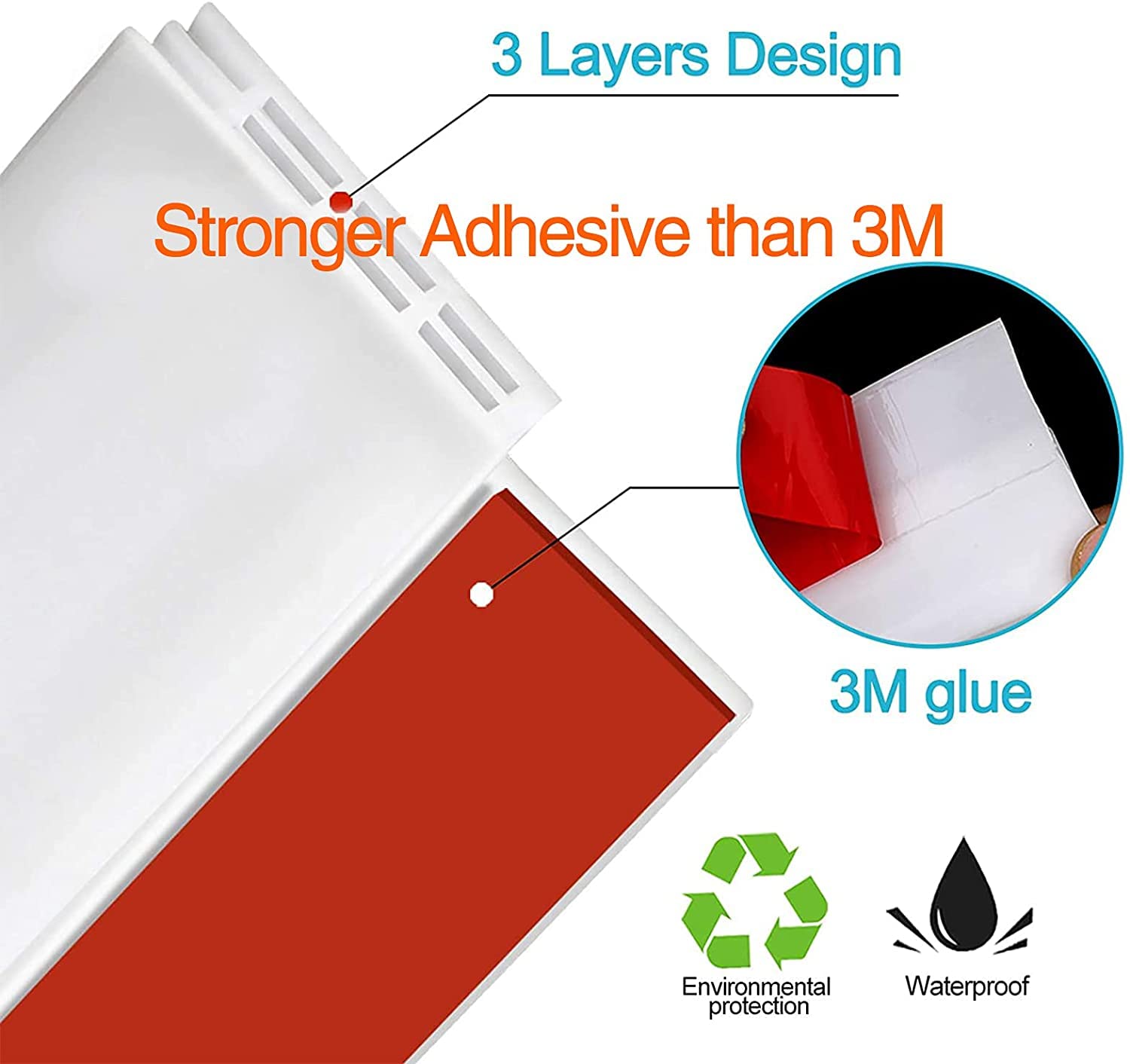 Drofail Door Draught Excluder Door Bottom Seal,Under Door Draft Stopper Soundproof Door Seals Weather Strip Front Door - White 1