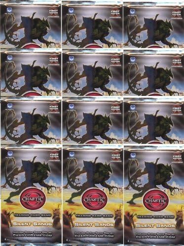 Chaotic Silent Sands Trading Card Game Booster - 12 Pack LOT (9 Cards/Pack)