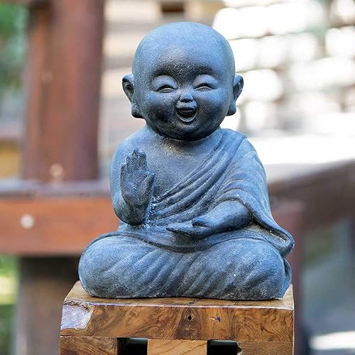 Miniatura 3 de Garden Age Supply Monje Shaolin meditando