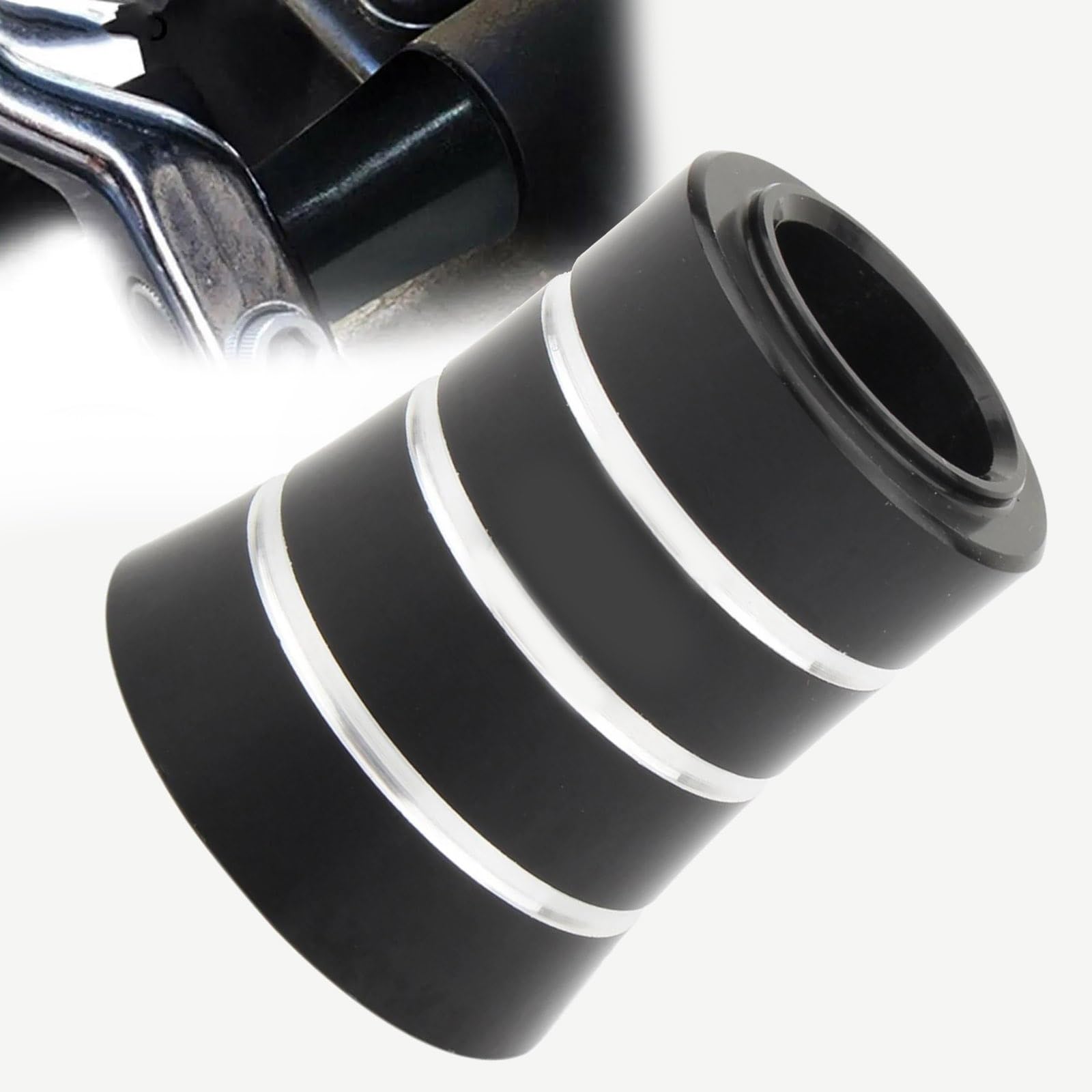 YUNJMYL Heel Shifter Eliminator for Harley Street Glide Freewheeler FLRT Tour CNC Motorcycle Black/Chrome Shift Lever Shaft Spacer