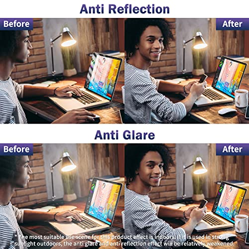 F Forito 2-Pack Anti Blue Light Screen Protector Compatible With 2023 Macbook Pro 16 Inch M2 Pro /M2 Max Chip Model A2780, Anti Glare & Anti Scratch Laptop Screen Protector #TOP4
