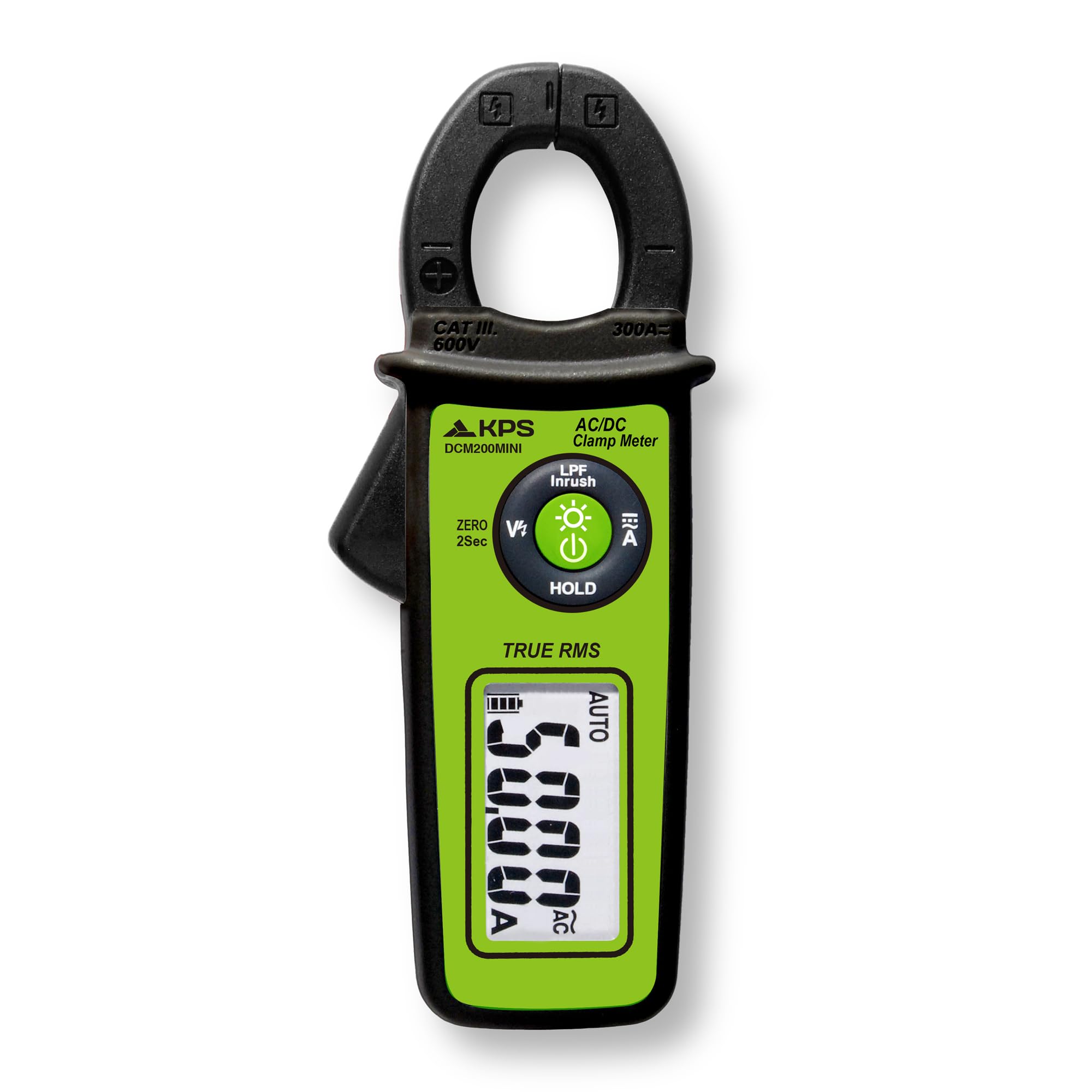 KPS DCM200MINI Compact Clamp Meter – 400A AC with NCV & 6000-Count Display | Best for On-The-Go Electricians and DIYers