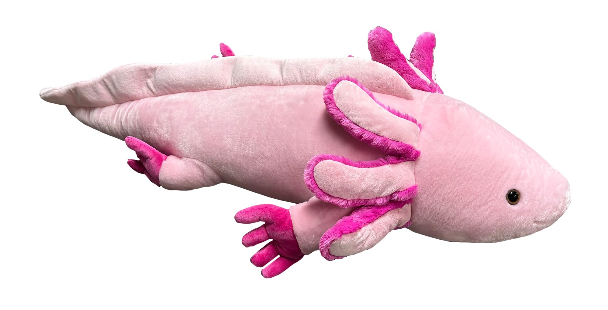 The Petting Zoo Pink Axolotl Stuffed Animal Plushie Gifts for Kids Wild Onez Sealife Animals Salamander Plush Toy