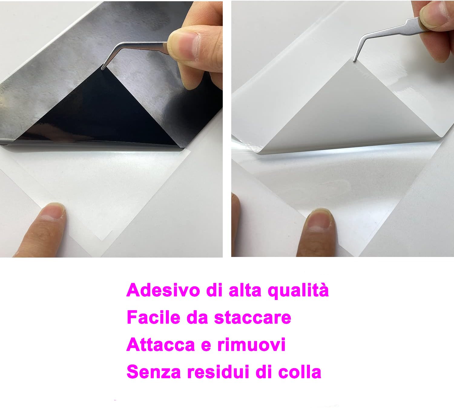 2PCS adesivi di blocco della luce, 20 * 10cm LED luce oscurante adesivo, oscurante luce 80% ~ 100% adesivi per elettronica, TV, router, orologi con 1PCS pinzette (bianco e nero)