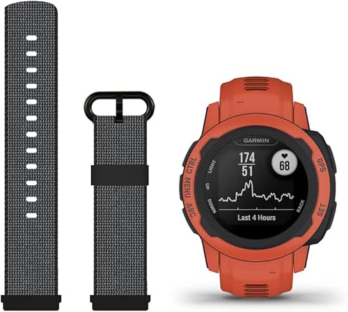 Correa de nailon tejida compatible con Instinct TacticalEsportsSurfCamoSolar Instinct 22S Reloj deportivo al aire libre Correr Smartwatch Banda de