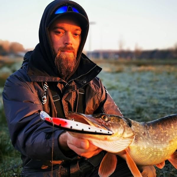 Major Fish Hecht Zander Wobbler Predator X 16 cm 28 G Minnow - 5