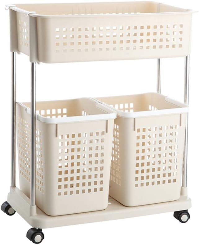 [Laundry basket]/ dirty clothes storage basket/ plastic laundry basket/Clothing storage box bathroom rack/Storage shelf -F