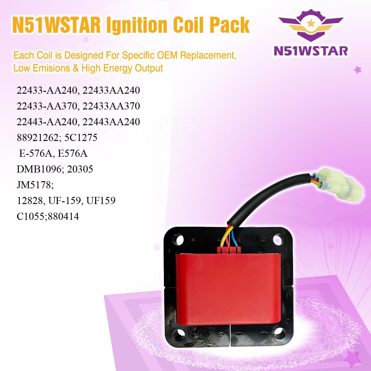 Amazon | N51WSTAR パフォーマンス JDM イグニッションコイルパック 1